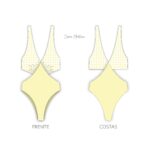 Fato de Banho Cortado dos Lados